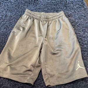 Gray Jordan basketball shorts